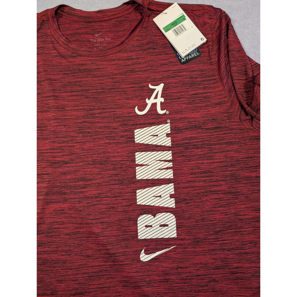 Nike Alabama Crimson Tide Shirt Mens XL Red Bama Dri-FIT Long Sleeve NEW - Picture 3 of 11
